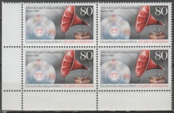 Západní Berlín 0787 čtyřblok ** - 1987